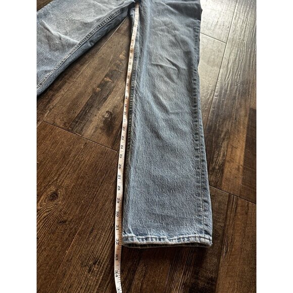 Abercrombie Curve Love Ultra High Rise 90s Straight Jean Medium Wash 29 Long - Picture 4 of 5